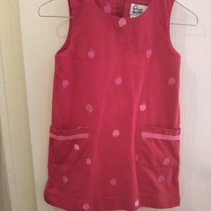 Lily Pulitzer girls red dress/ jumper  size 5